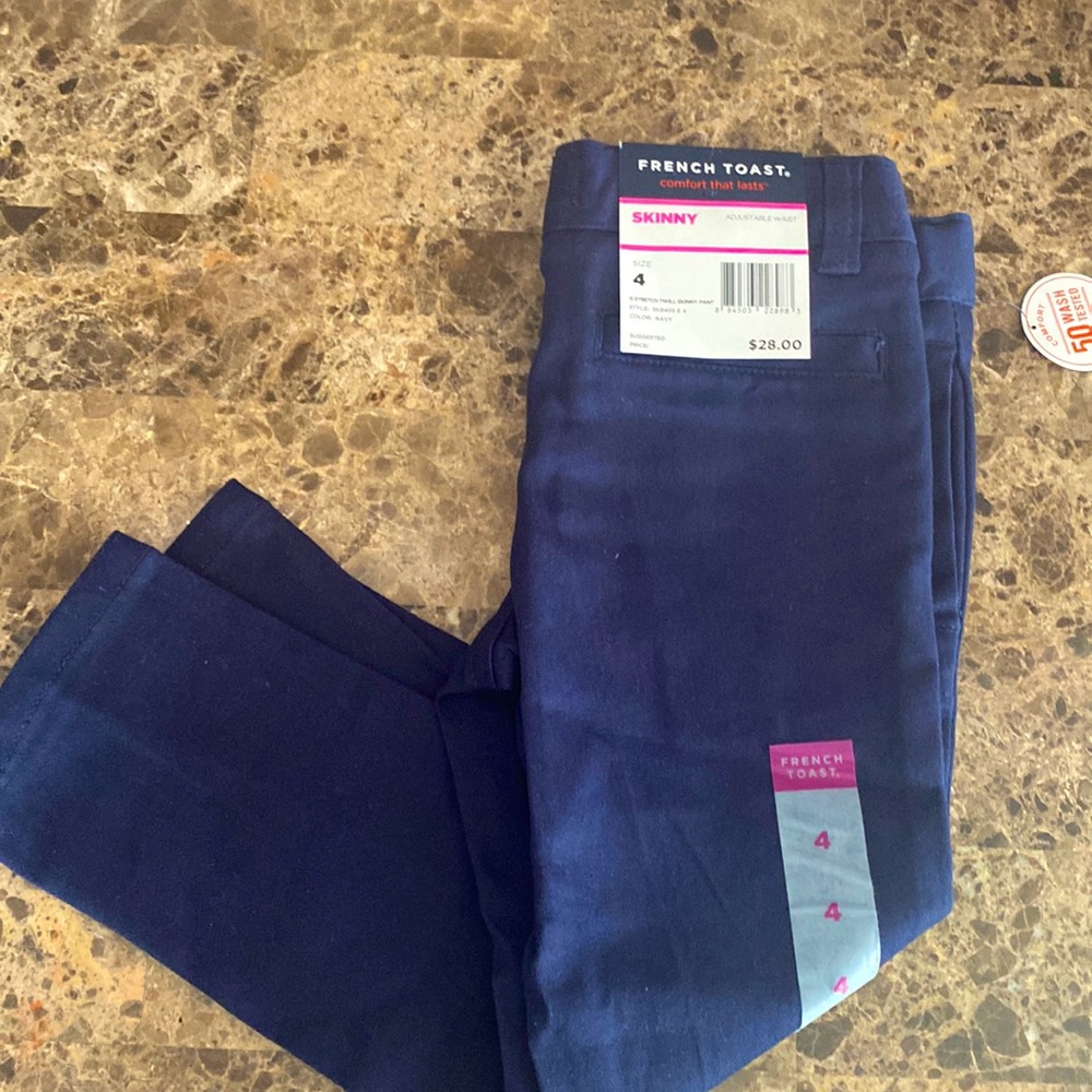 Toddler girls French toast size 4 skinny style girls pants
